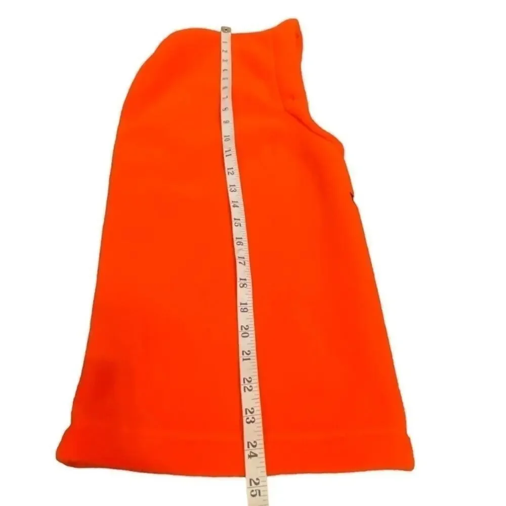 Yukon 2000 Bright Orange Capuche Head Sleeve Warm Ski Snowboard Fleece Hood Med